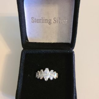 Sterling Silver CZ Ring Size 6