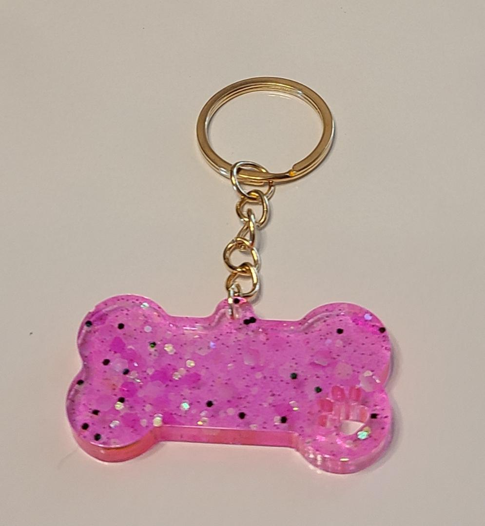 Pastel Pink Dog Tag