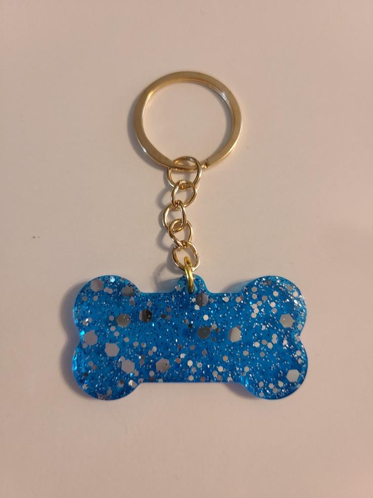 Large Dog Tag-Blue