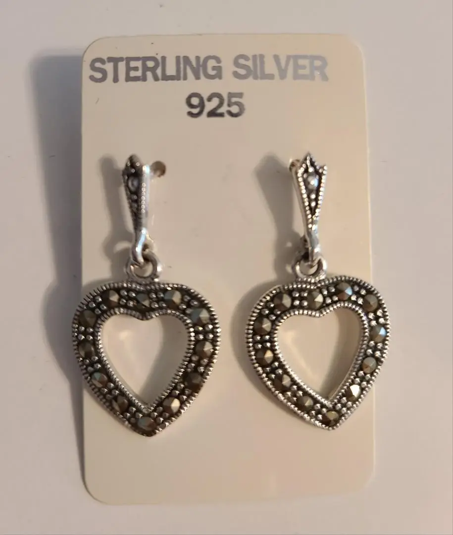 Sterling Silver Heart Earrings