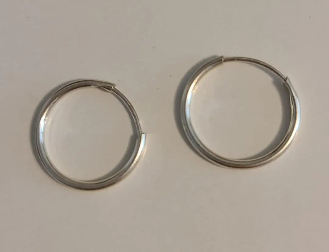 Small Silver Hoop Earrings