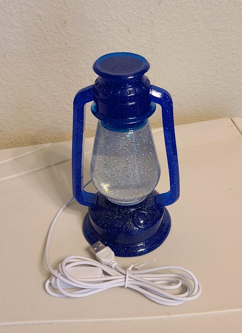 Blue Lantern Table Light - Image 2