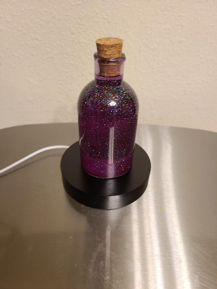 Purple Crystal Jug With Remote Control Base - Image 5