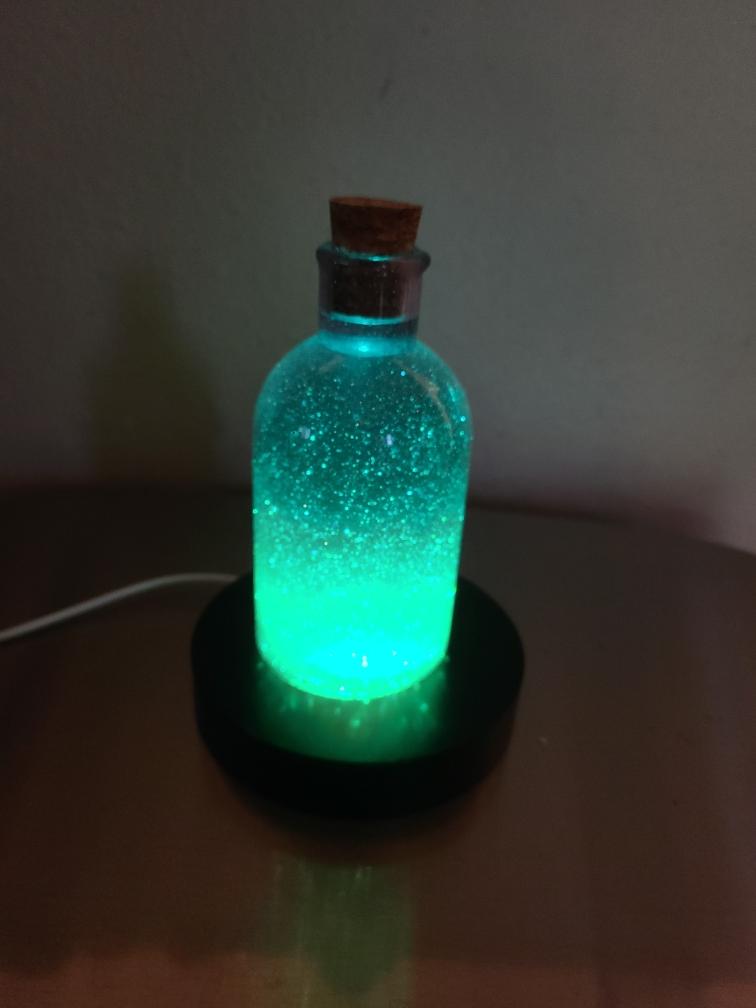 Purple Crystal Jug With Remote Control Base - Image 2