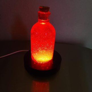 Purple Crystal Jug With Remote Control Base