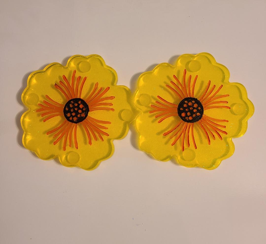 Large Flower Serving Tray - Image 2