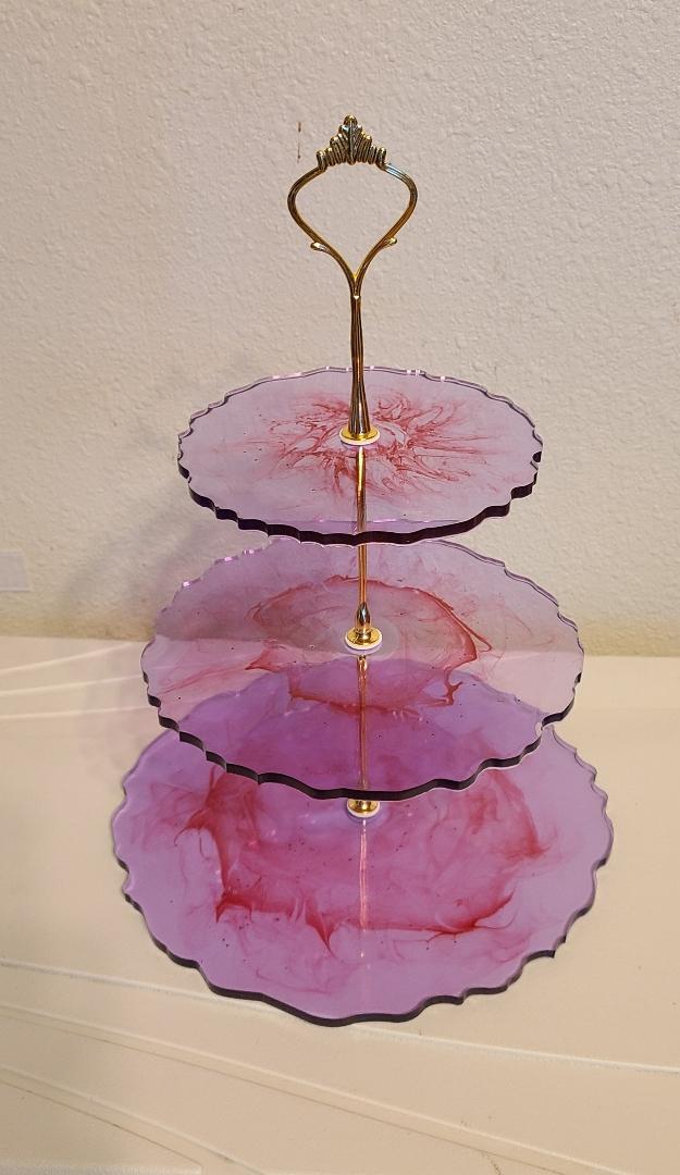 3-Tier Crystal Cupcake Rack