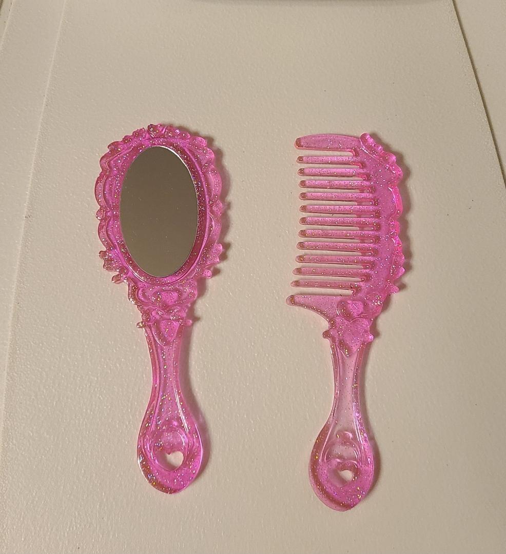 Childs Mirror and Comb Set