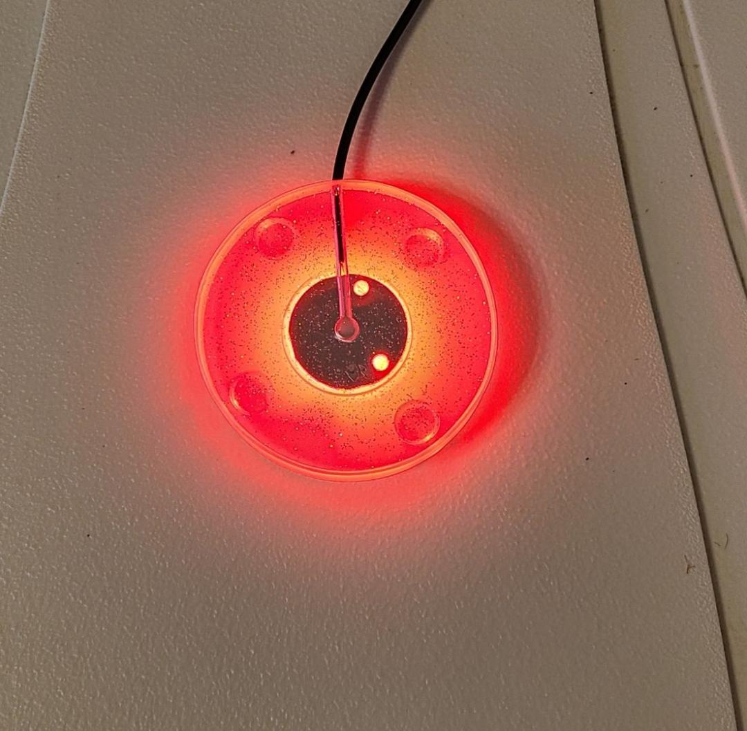 Crystal Lighted Base With Remote - Image 3