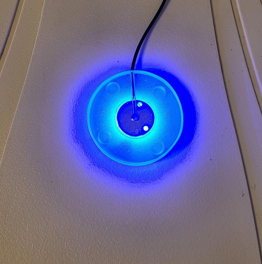 Crystal Lighted Base With Remote - Image 8