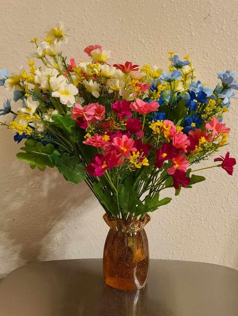 Caramel Bag Widemouth Flower Vase