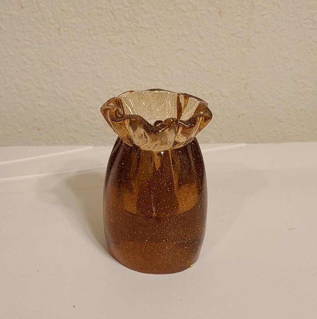 Caramel Bag Widemouth Flower Vase - Image 2