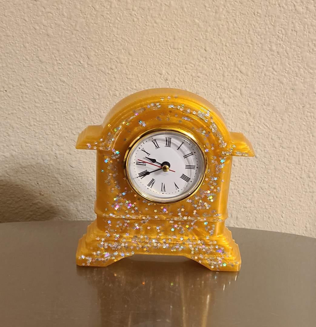 Gold Mantle Clock - Image 2