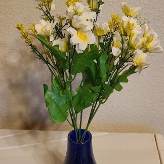 Dark Blue Flower Vase