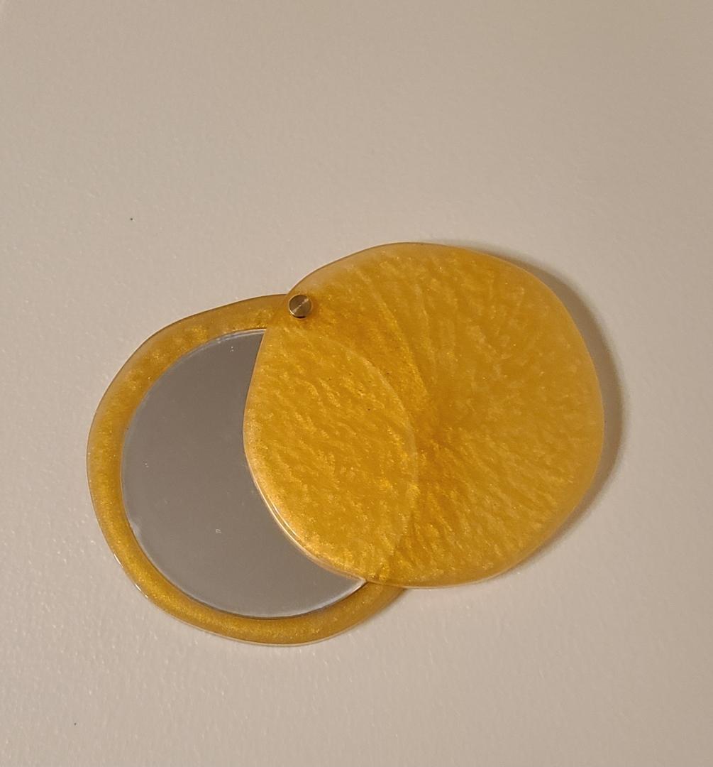 Gold Crystal Compact Mirror - Image 2