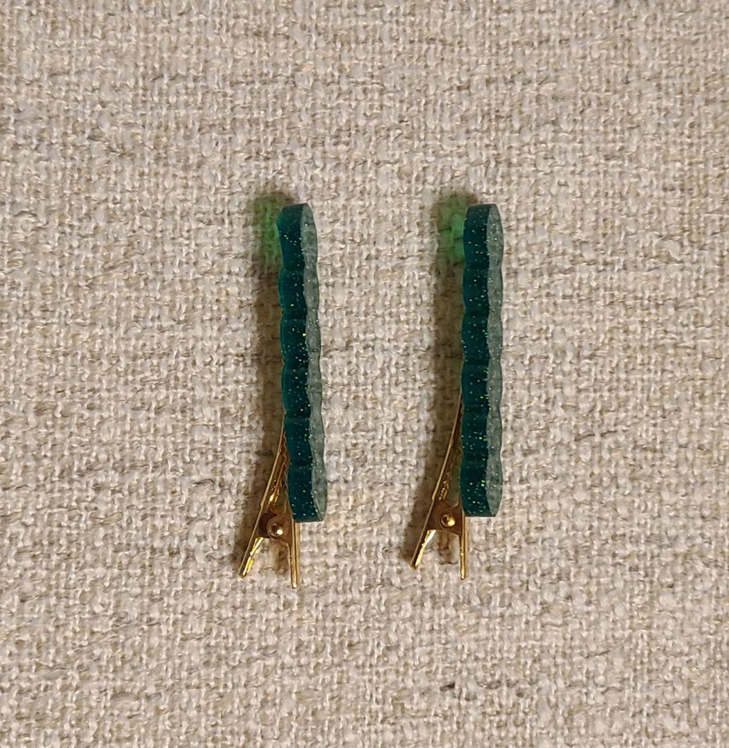 Set of Two Caterpillar Hair Clips - Image 3