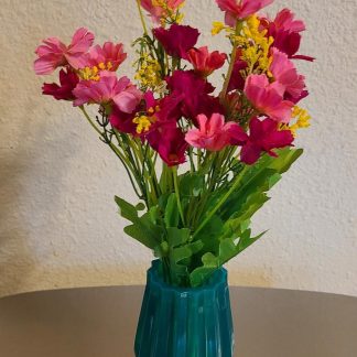 Green Widemouth Flower Vase