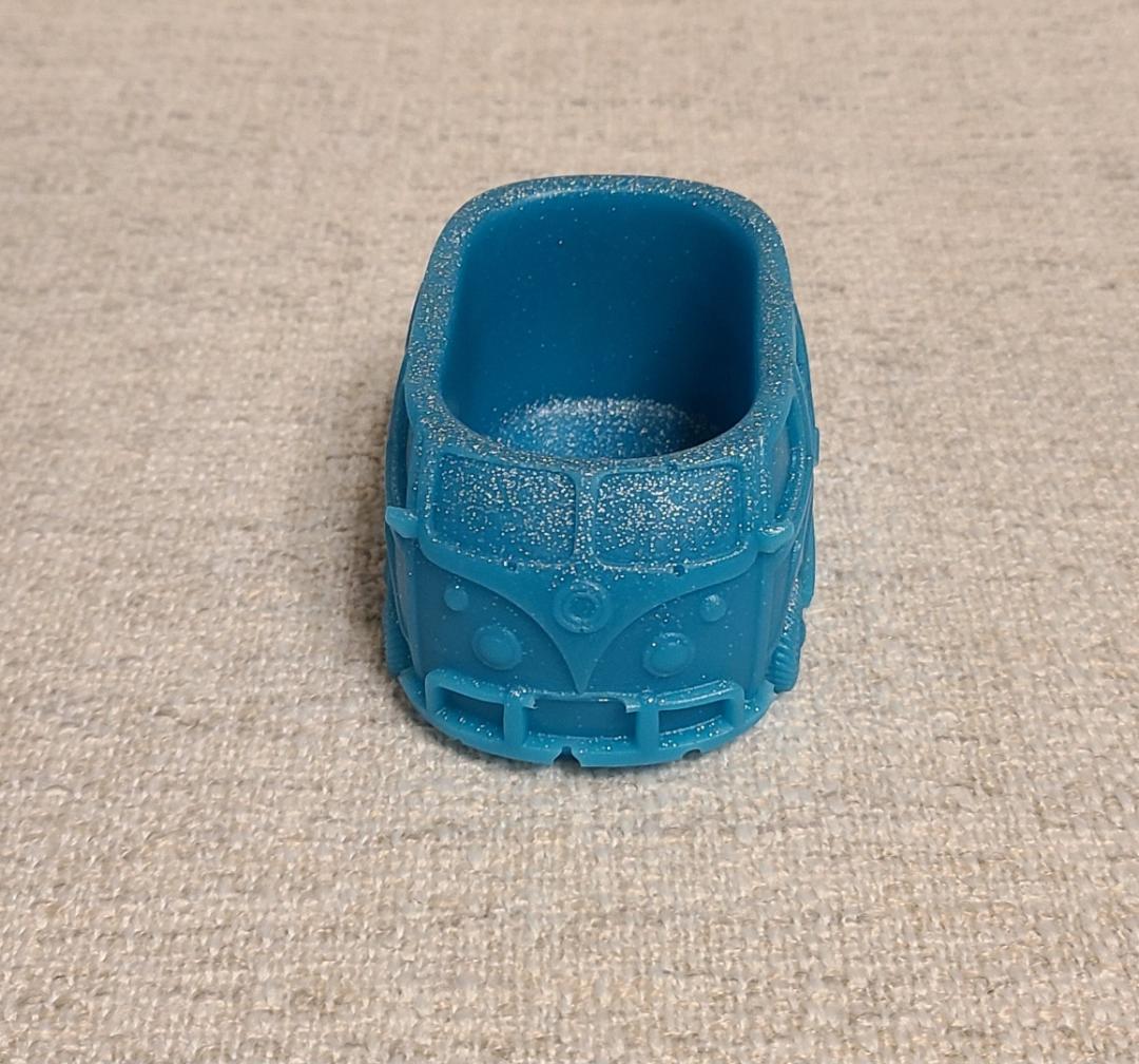 Turquoise Retro Bus Planter - Image 4