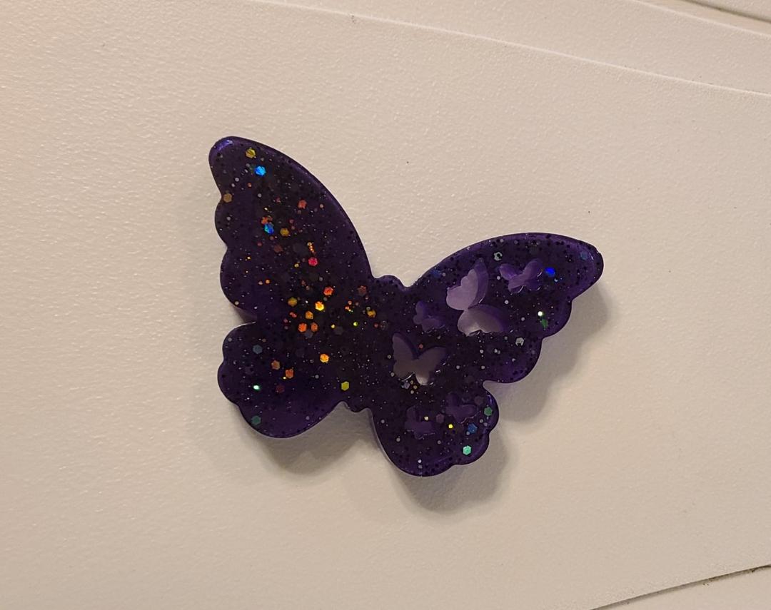 Purple Butterfly Wall Art - Image 4