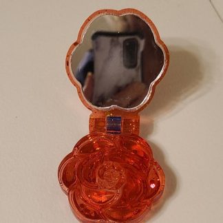Rose Crystal Compact Mirror