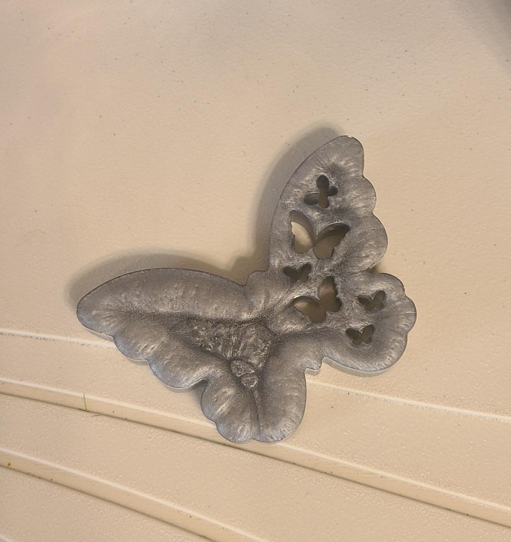 Silver Butterfly Art - Image 4