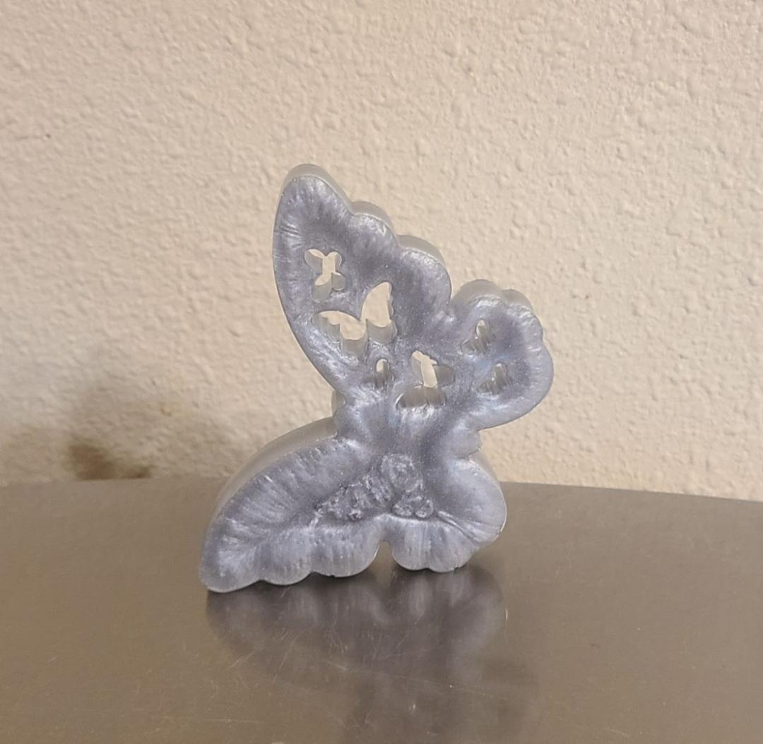 Silver Butterfly Art - Image 2