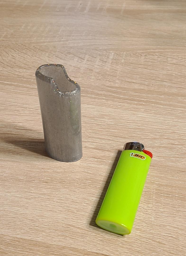 Silver Lighter Cover