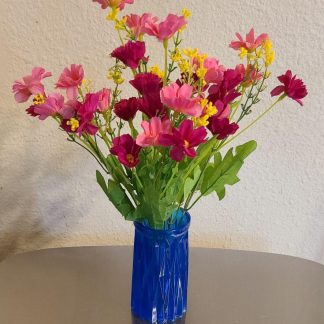 SkyBlue Widemouth Flower Vase