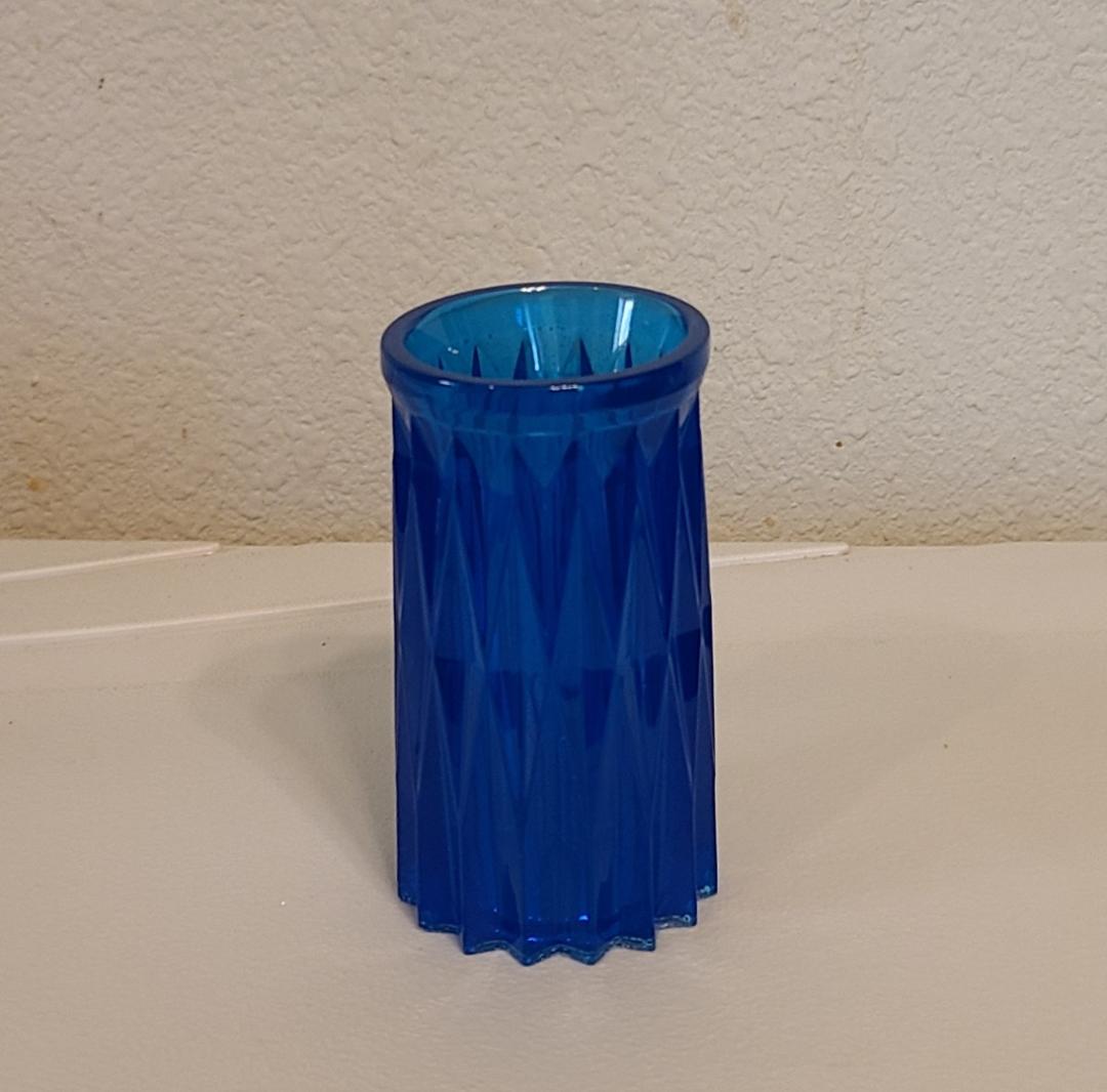 SkyBlue Widemouth Flower Vase - Image 2