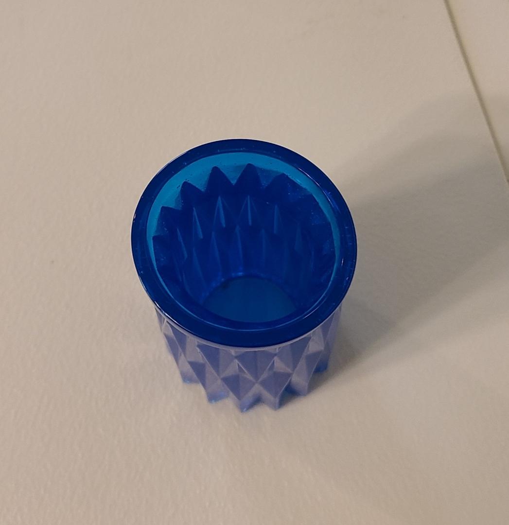 SkyBlue Widemouth Flower Vase - Image 3