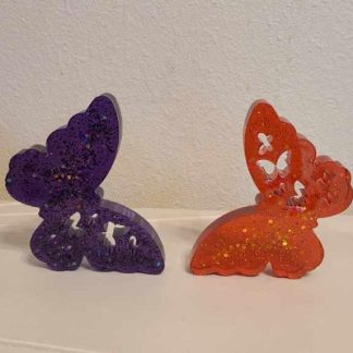 Two Crystal Butterflies