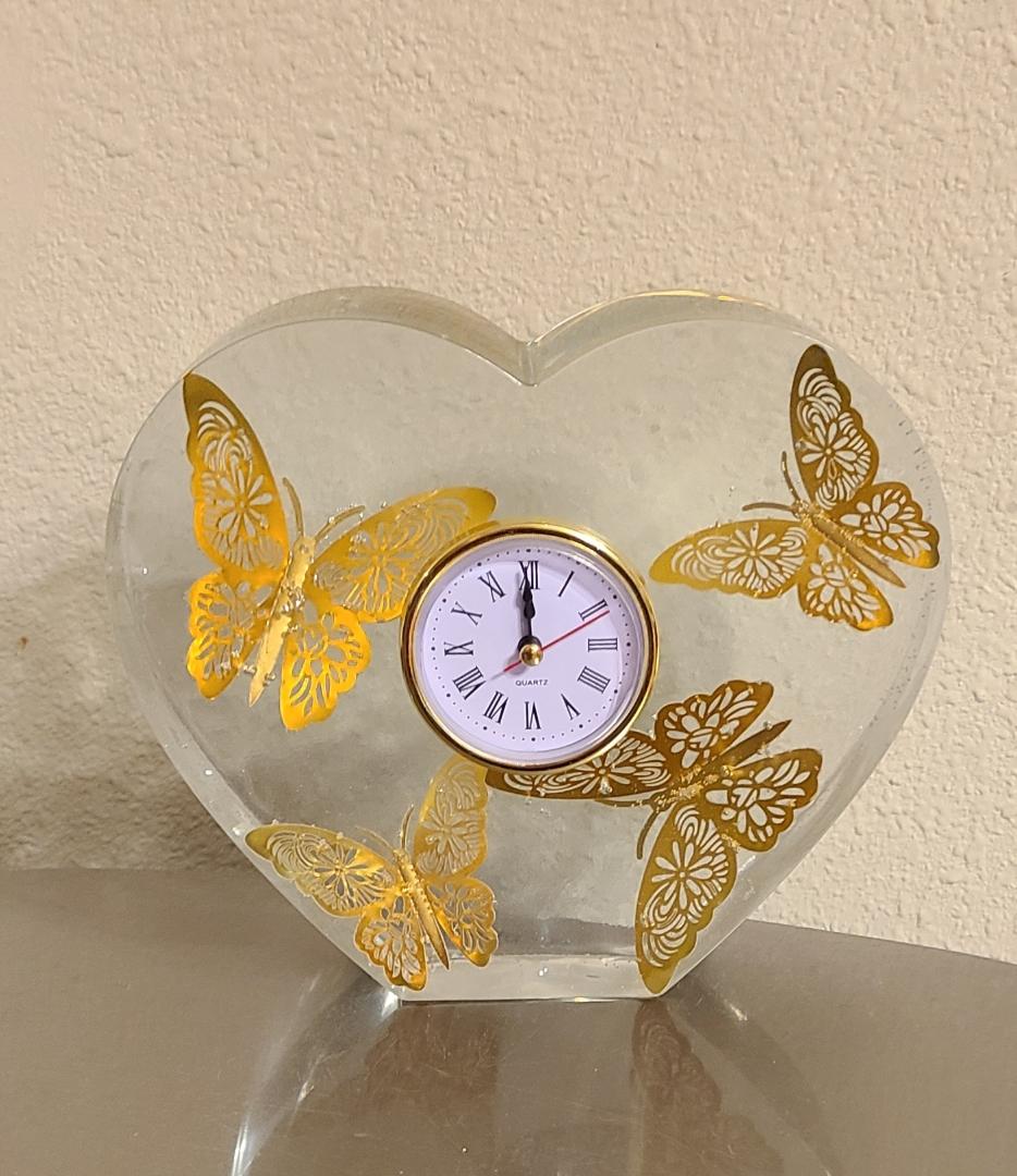 Butterfly Heart Clock - Image 3