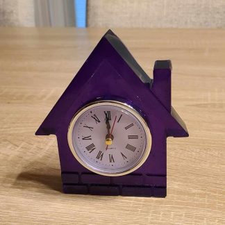 Purple House Clock
