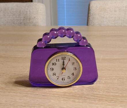 Purple Girls Purse Clock