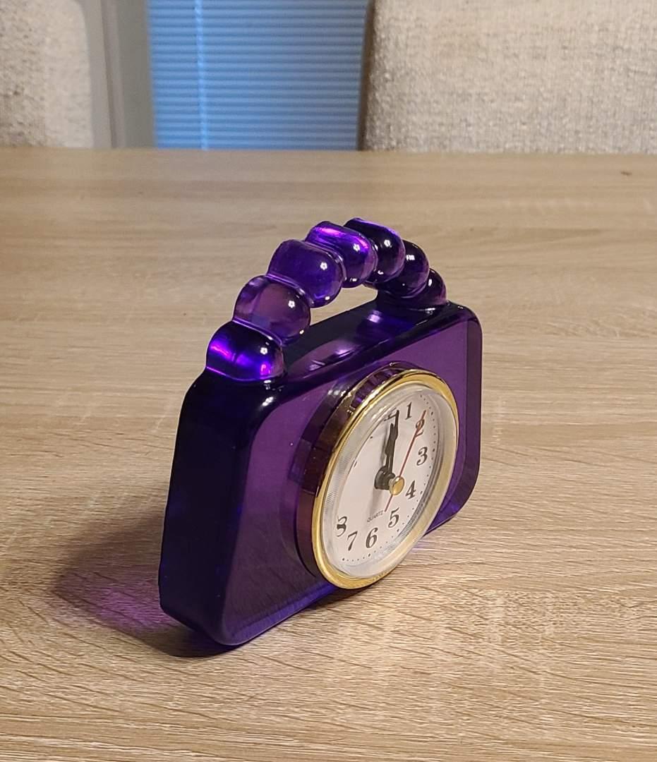 Purple Girls Purse Clock - Image 2